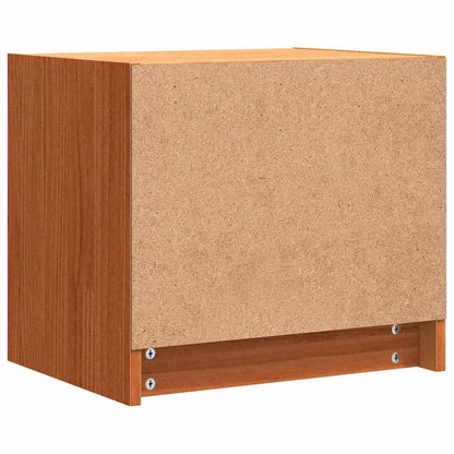 Noční Stolky Voskově Hnědá 40 X 30.5 X 35.5 Cm Borovicové Dřevo