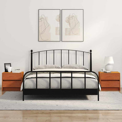 Noční Stolky 2 Pcs Voskově Hnědá 40 X 30.5 X 35.5 Cm