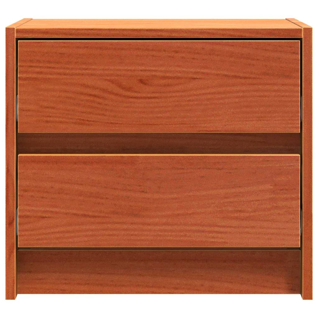 Noční Stolky 2 Pcs Voskově Hnědá 40 X 30.5 X 35.5 Cm