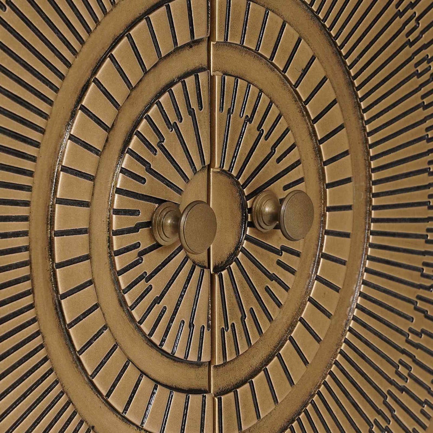Servírovací Skříň Mosaz 53,5 X 30 X 70 Cm