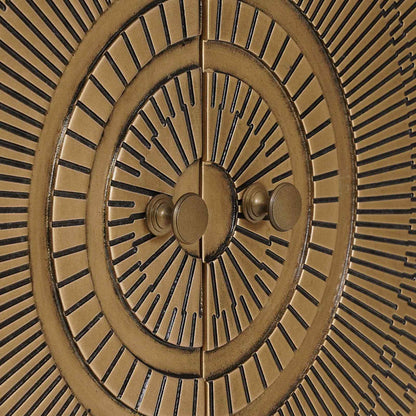 Servírovací Skříň Mosaz 53,5 X 30 X 70 Cm