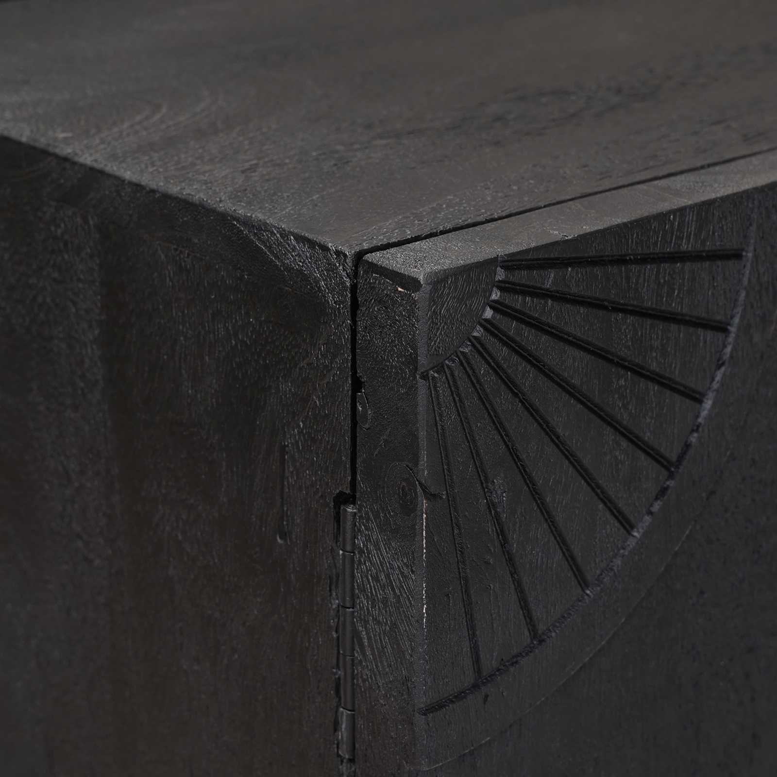 Servírovací Skříň Černý 105 X 30 X 68 Cm