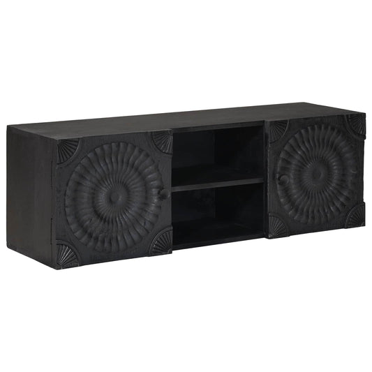 Televizní Skříň S Policí S Úložištěm Černý 105 X 30 X 35 Cm