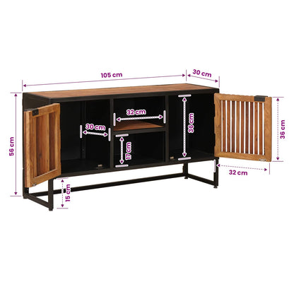 Servírovací Skříň 105 X 30 X 55 Cm