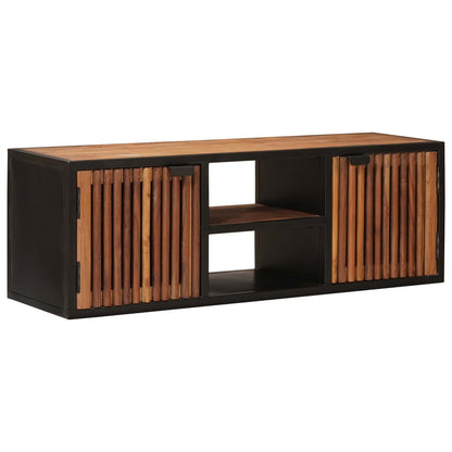 Ručně Vyrobená Tv Skříň 105 X 30 X 35 Cm Masivní Mangové Dřevo