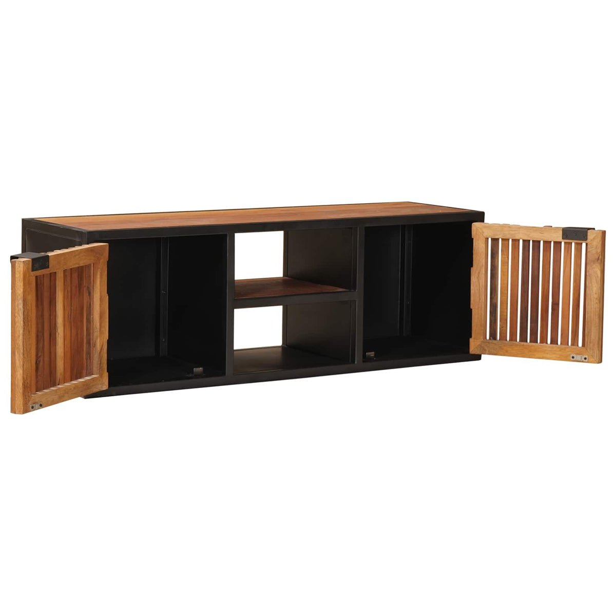 Ručně Vyrobená Tv Skříň 105 X 30 X 35 Cm Masivní Mangové Dřevo