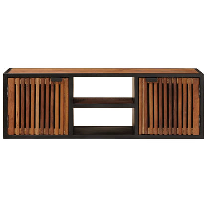 Ručně Vyrobená Tv Skříň 105 X 30 X 35 Cm Masivní Mangové Dřevo