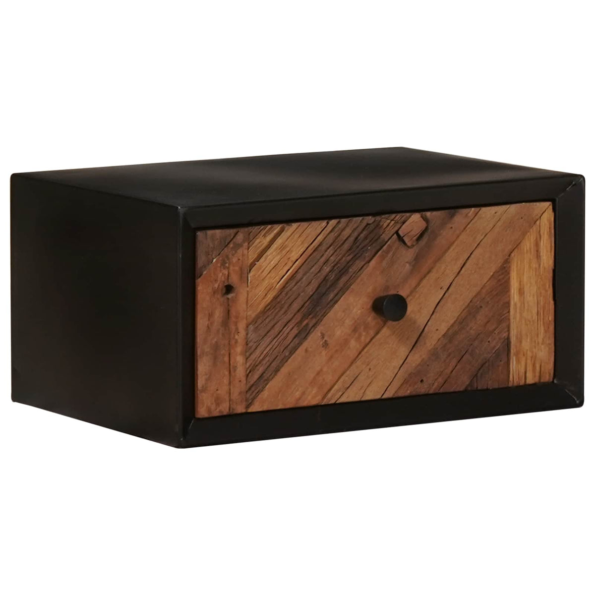 Ručně Vyrobená Noční Skříňka Přírodní 40 X 30 X 20 Cm