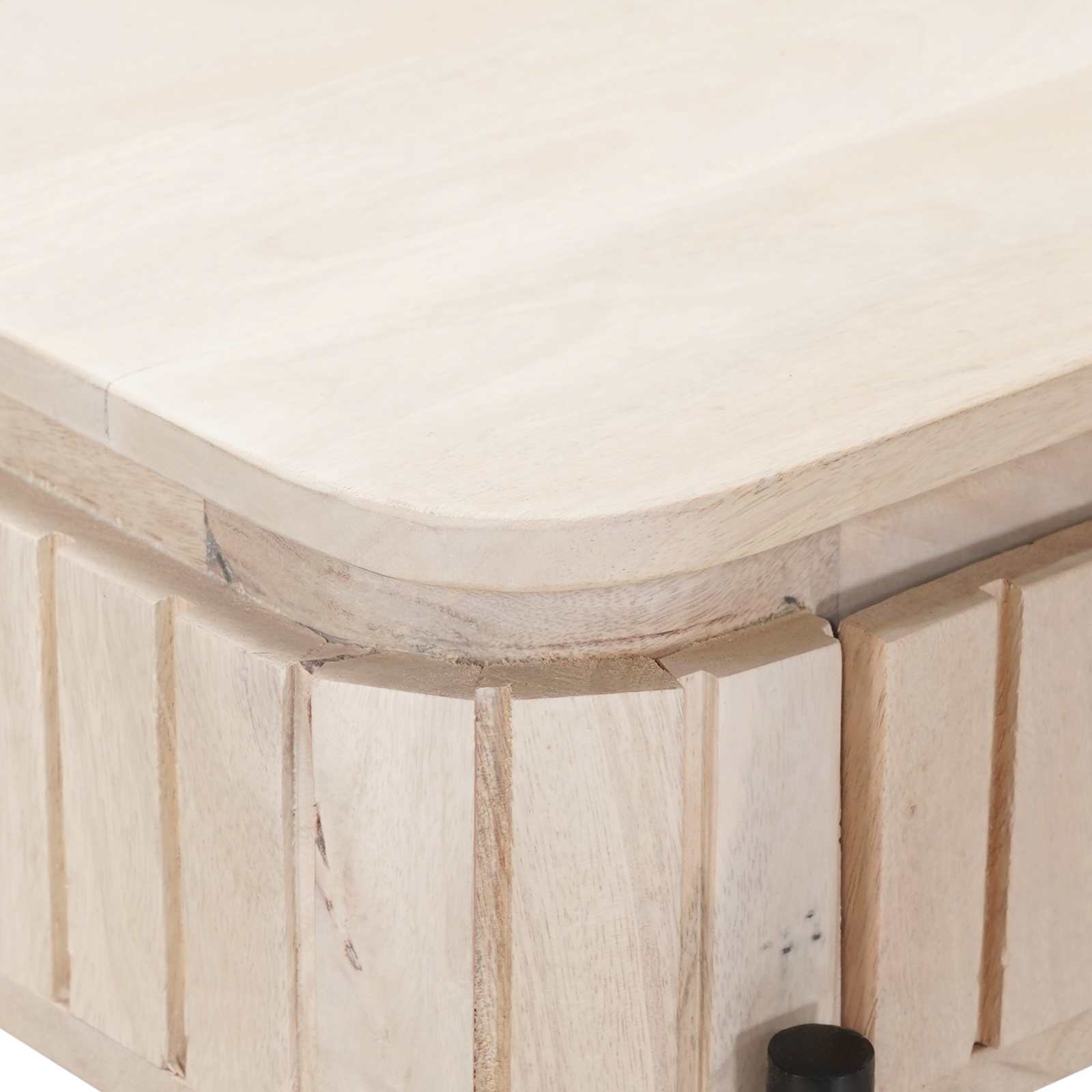 Ručně Vyráběný Konferenční Stolík Bílá 100 X 30 X 76 Cm