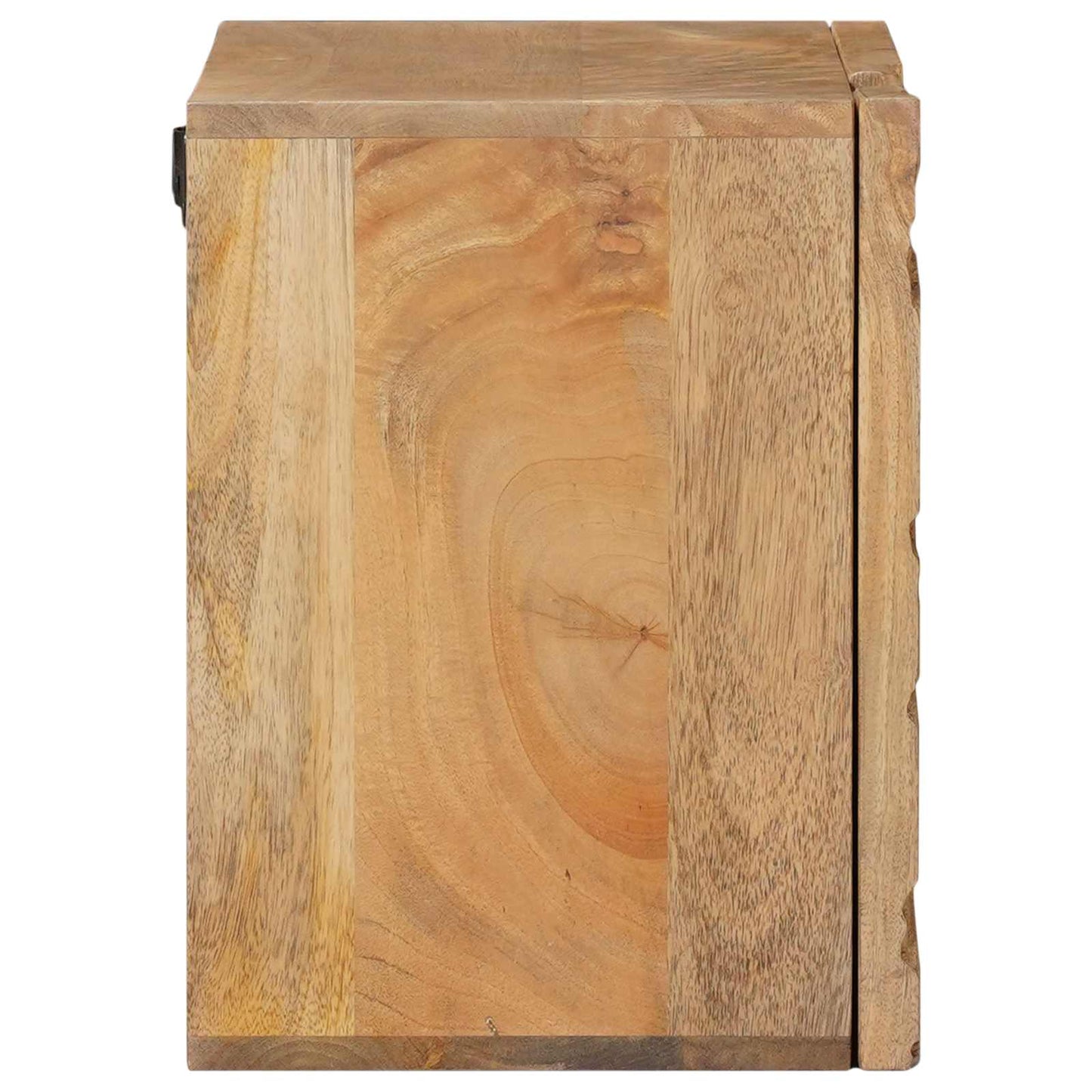 Ručně Vyrobená Noční Skříňka Třešňově Hnědá 40X30X40 Cm