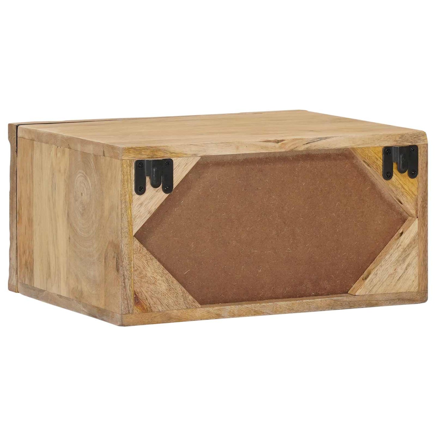 Ručně Vyrobená Noční Skříňka Třešňově Hnědá 40 X 30 X 20 Cm
