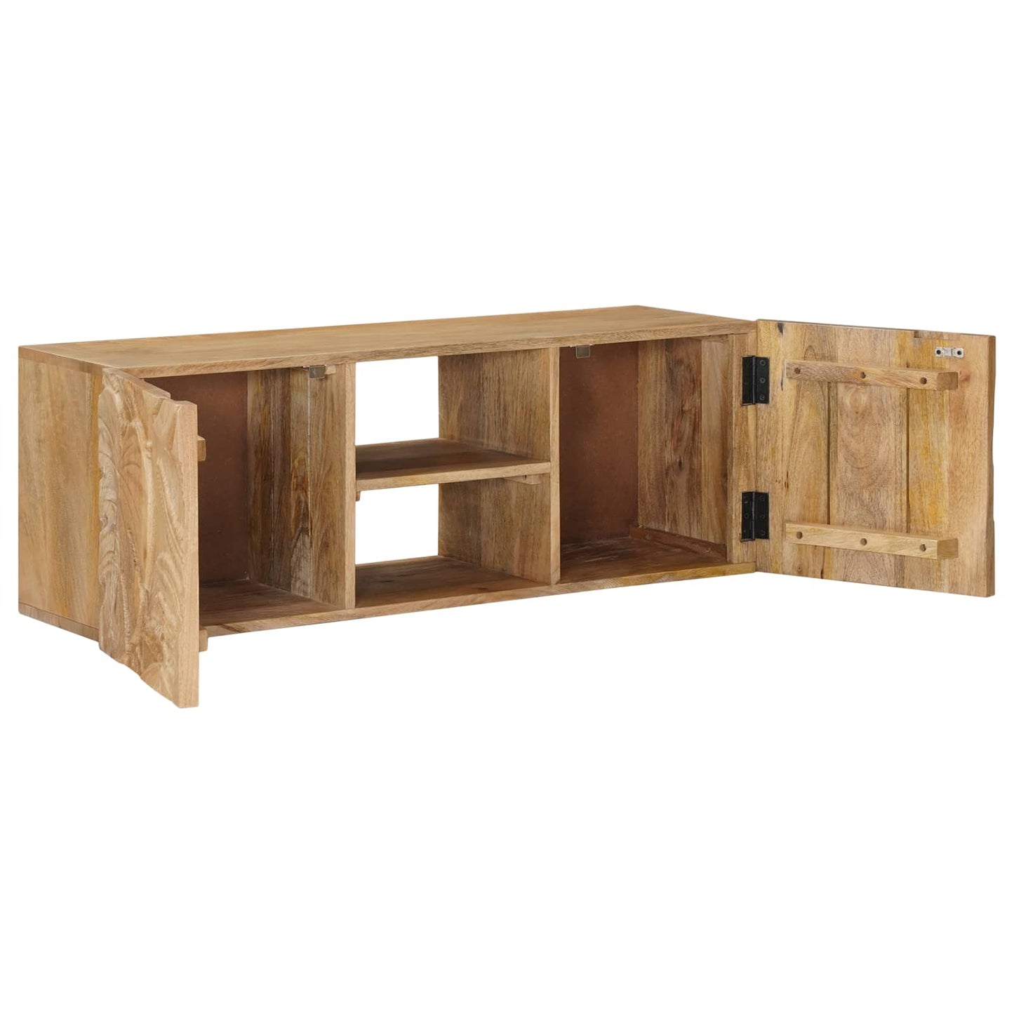 Nástěnná Skříň Na Tv S Policí S Úložištěm 100 X 30 X 35 Cm