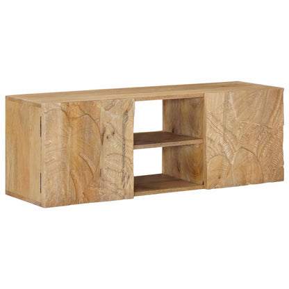 Nástěnná Skříň Na Tv S Policí S Úložištěm 100 X 30 X 35 Cm