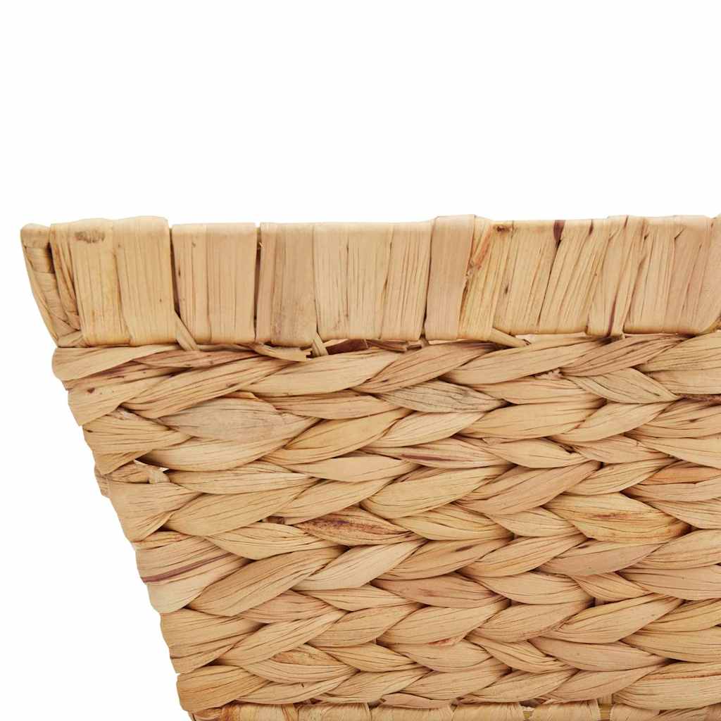 Úložné Koše 2 Ks Vodní Hyacint 38 X 28 X 15 Cm Přírodní