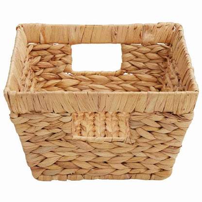 Úložné Koše 2 Ks Vodní Hyacint 38 X 28 X 15 Cm Přírodní