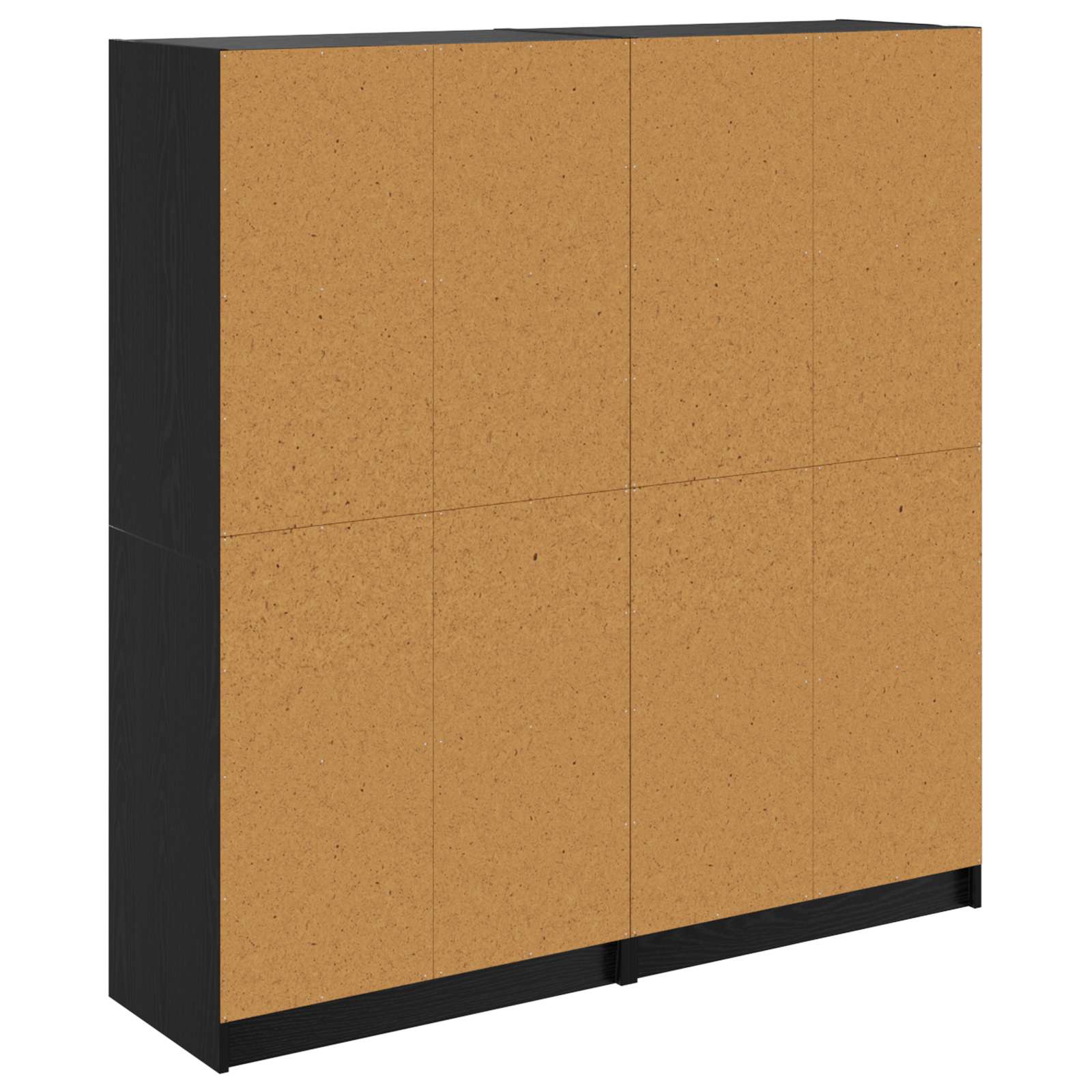 Vysoký Bufet 2 Ks Černý Dub 68 X 37 X 142 Cm Kompozitní Dřevo