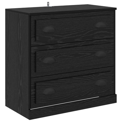 Konzole 3 Ks Černý Dub 210 X 35,5 X 67,5 Cm Kompozitní Dřevo