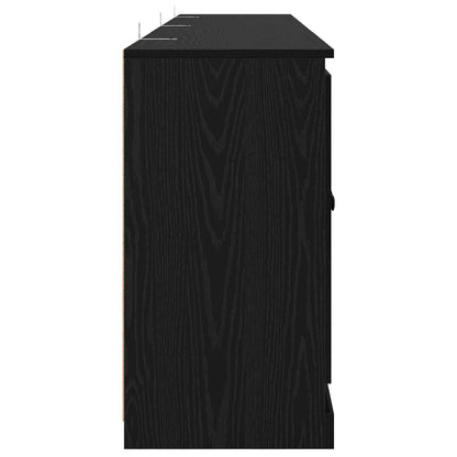 Konzole 3 Ks Černý Dub 210 X 35,5 X 67,5 Cm Kompozitní Dřevo
