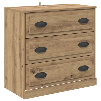 Konzole 2 Ks Artisanový Dub 70 X 35,5 X 67,5 Cm
