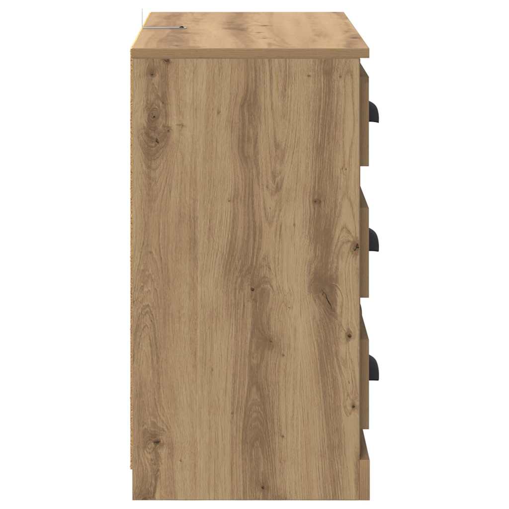 Konzole 2 Ks Artisanový Dub 70 X 35,5 X 67,5 Cm