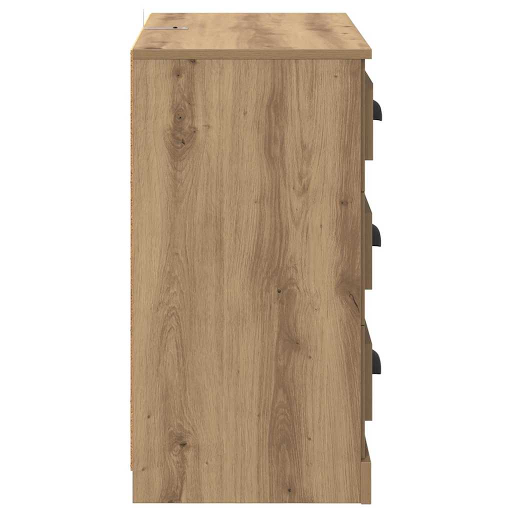 Konzole 2 Ks Artisanový Dub 70 X 35,5 X 67,5 Cm