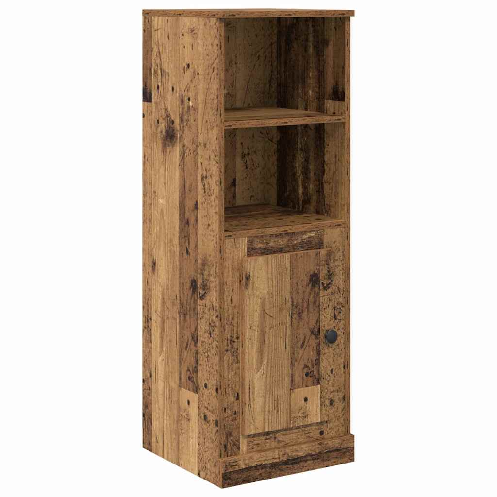 Vysoký Bufet 3 Ks Staré Dřevo 132 X 35,5 X 103,5 Cm