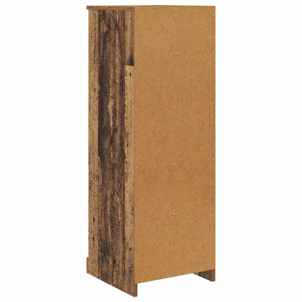 Vysoký Bufet 3 Ks Staré Dřevo 132 X 35,5 X 103,5 Cm
