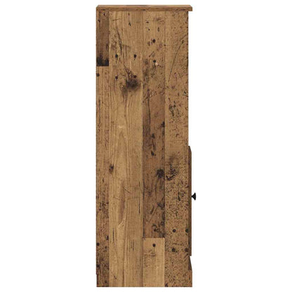 Vysoký Bufet 3 Ks Staré Dřevo 132 X 35,5 X 103,5 Cm