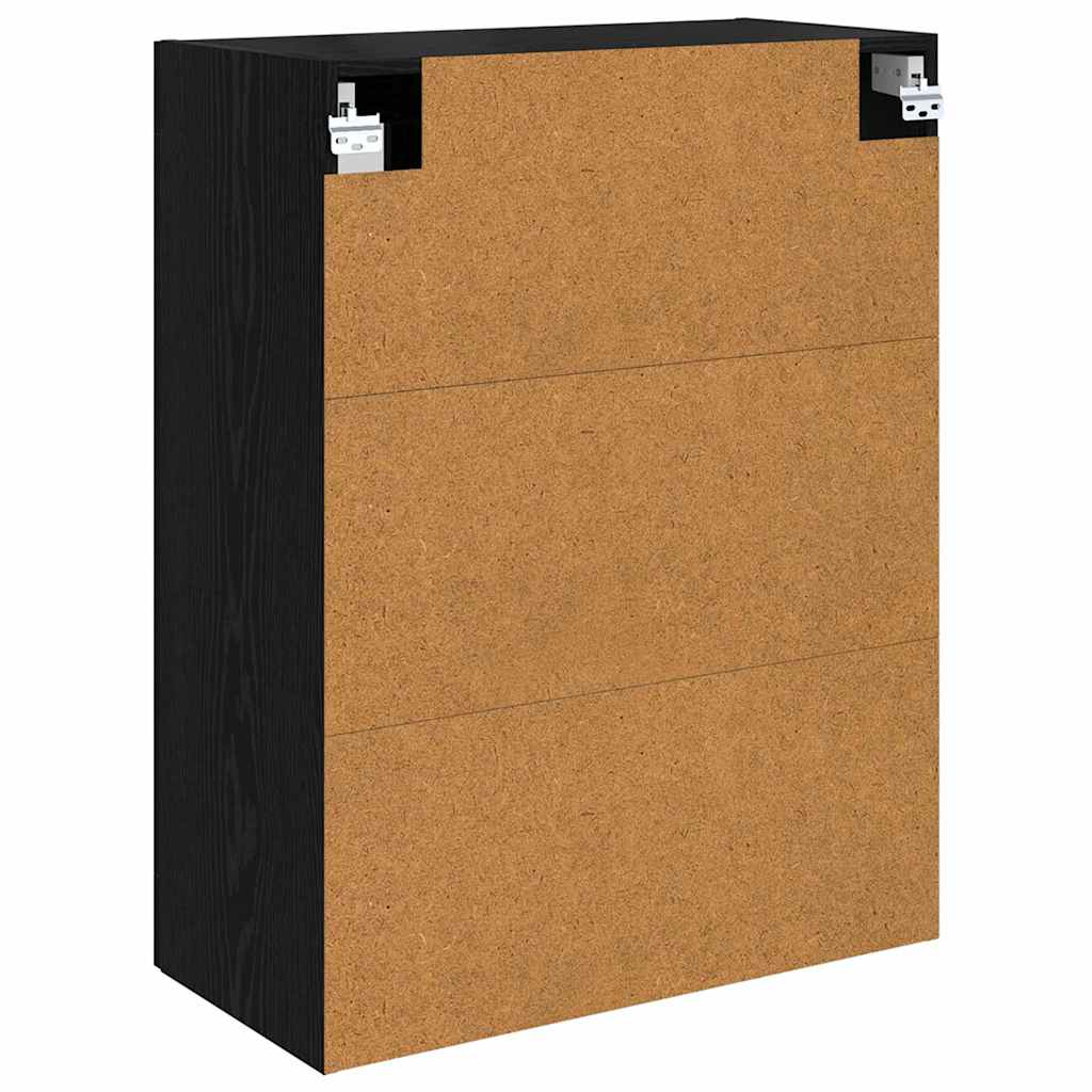 Nástěnné Skříně 2 Ks Černý Dub 69,5 X 34 X 90 Cm
