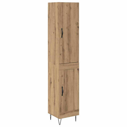 Vysoký Bufet Artisanový Dub 34,5 X 34 X 90 Cm Kompozitní Dřevo