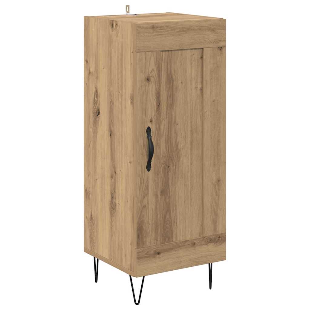 Vysoký Bufet Artisanový Dub 34,5 X 34 X 90 Cm Kompozitní Dřevo