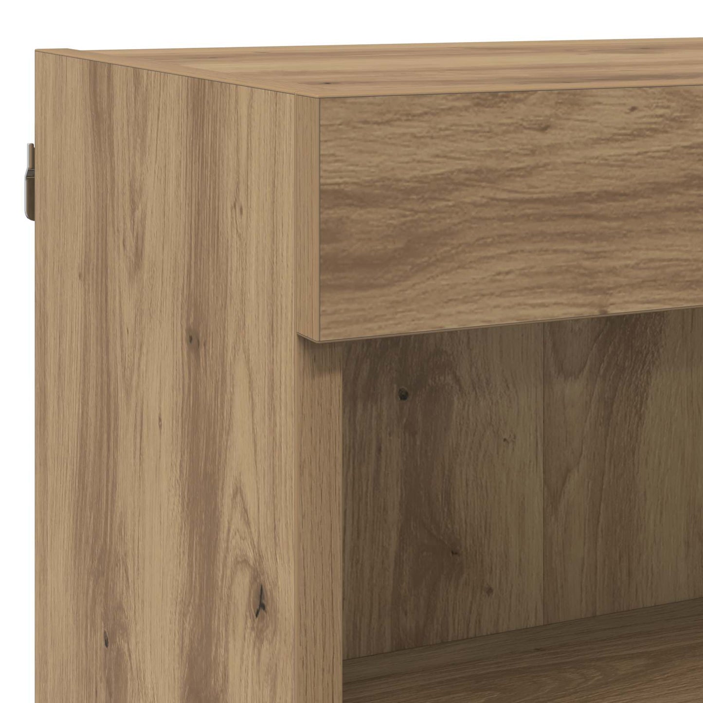 Tv Nástěnné Jednotky S Led 6 Ks Artisanový Dub Kompozitní Dřevo