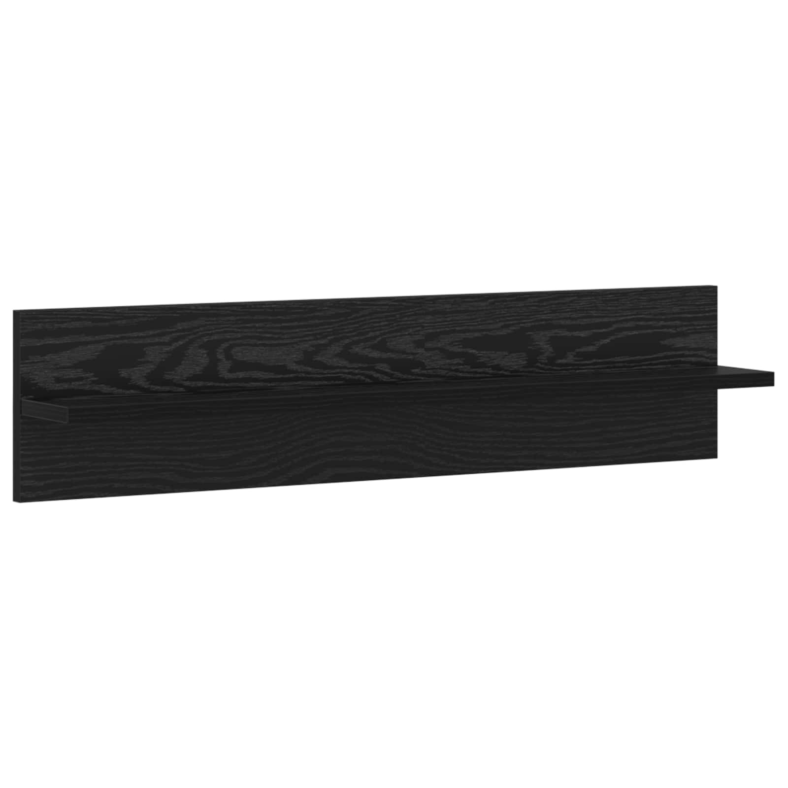 Tv Nástěnné Jednotky S Led 6 Ks Černý Dub Kompozitní Dřevo