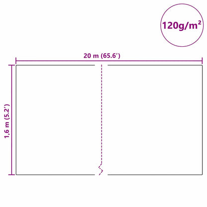 Fleece Pro Ochranu Rostlin Před Mrazem Bílá 20 X 1,6 M