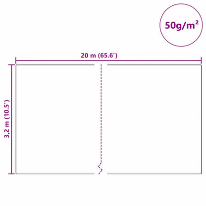 Fleece Pro Ochranu Rostlin Před Mrazem Bílá 20 X 3,2 M
