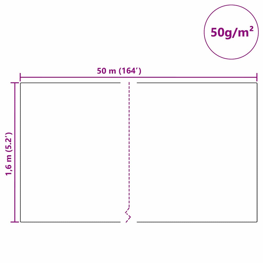 Fleece Pro Ochranu Rostlin Před Mrazem Zelená 50 X 1,6 M