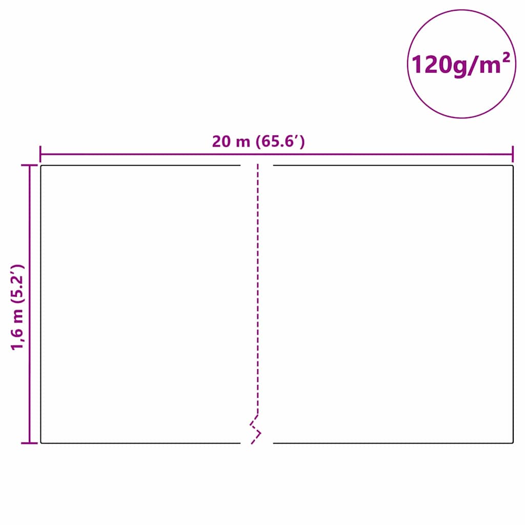 Fleece Pro Ochranu Rostlin Před Mrazem Zelená 20 X 1,6 M