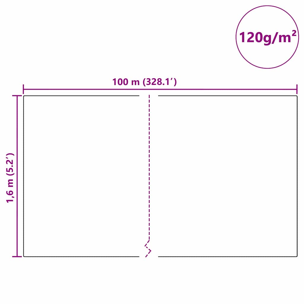 Fleece Pro Ochranu Rostlin Před Mrazem Zelená 100 X 1,6 M
