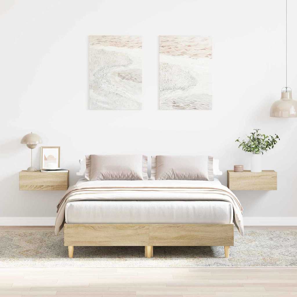 Rám Postele Sonoma 137 X 190 Cm Kompozitní Dřevo