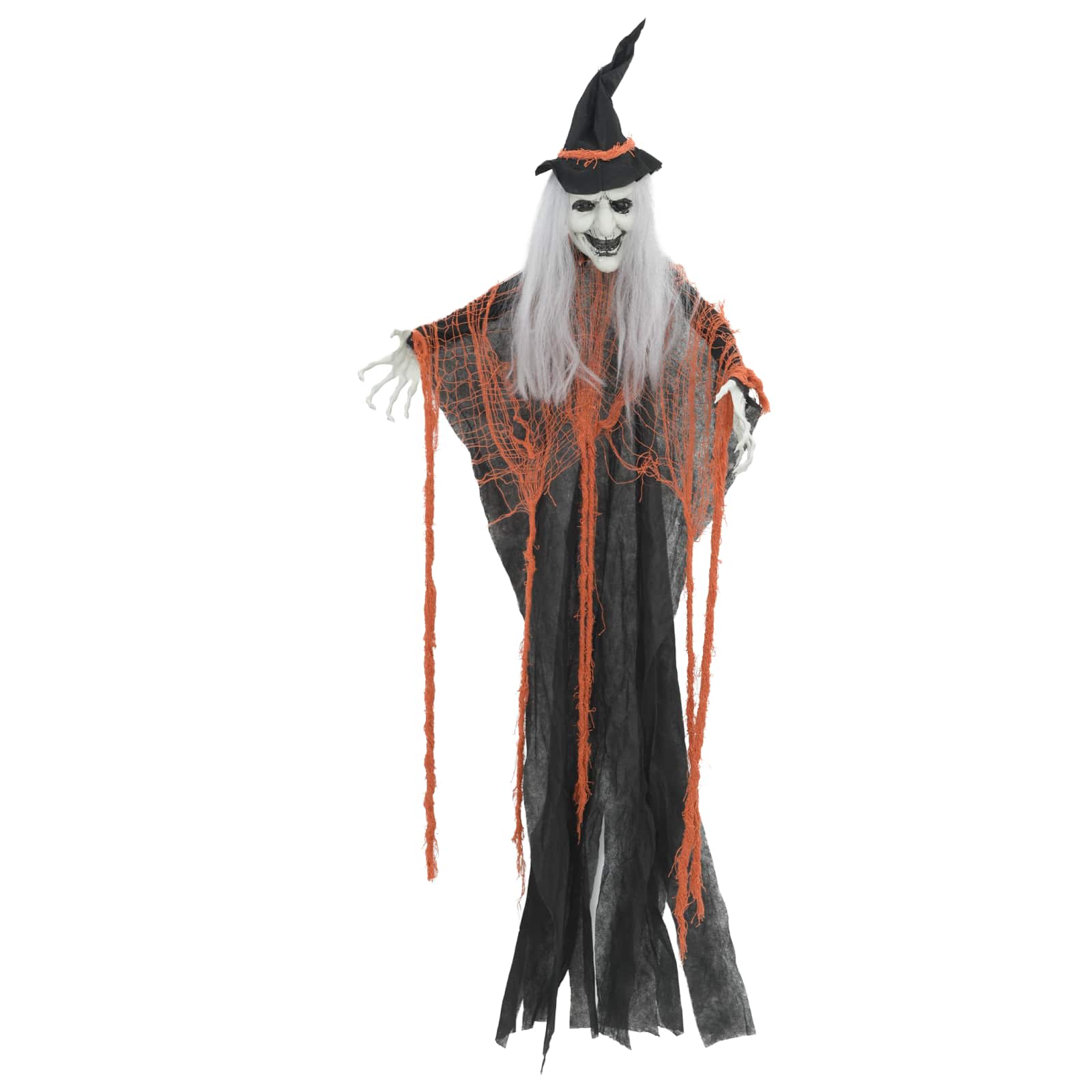 Halloweenský Visící Duch 3 Ks Vícebarevný 61 X 97 Cm Polyester