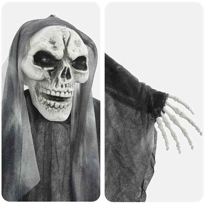 Halloweenský Visící Duch 3 Ks Černá 66 X 110 Cm Polyester