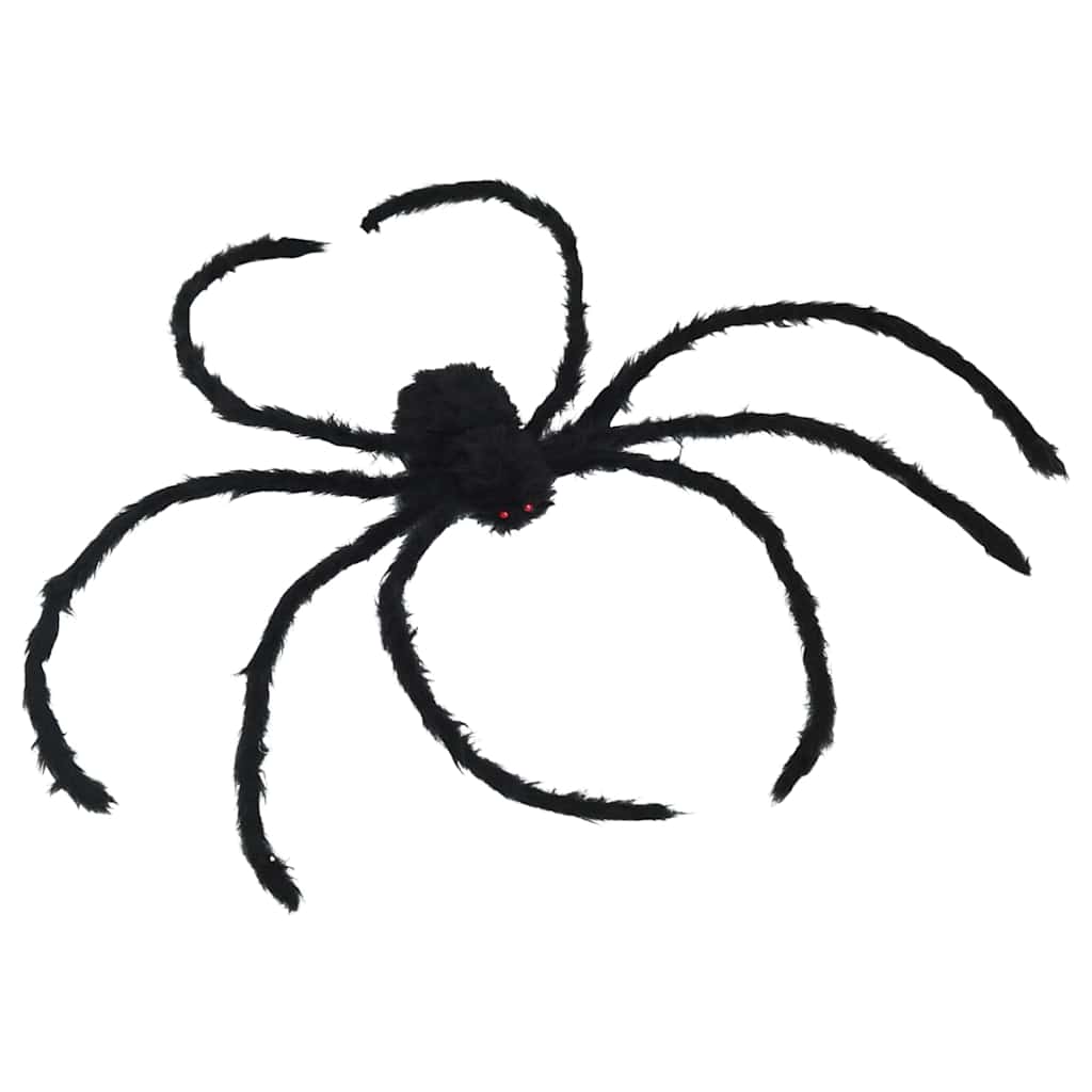 Halloweenová Dekorace Pavouka S Pavučinami 4 Ks Černá A Bílá
