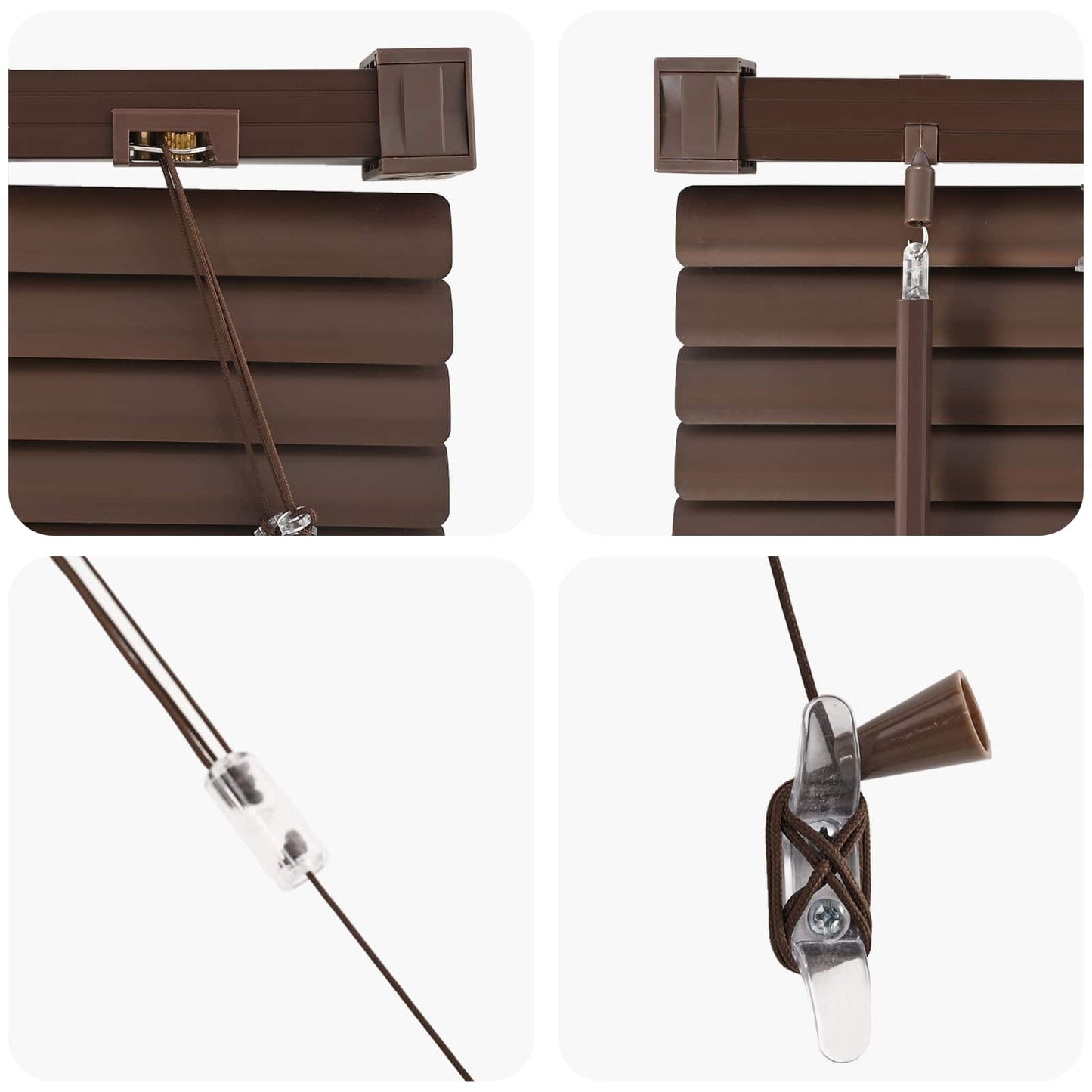 Venet Školní Žaluzie Tmavě Hnědá S Vzorem 150 X 70 Cm 25 Mm Pvc