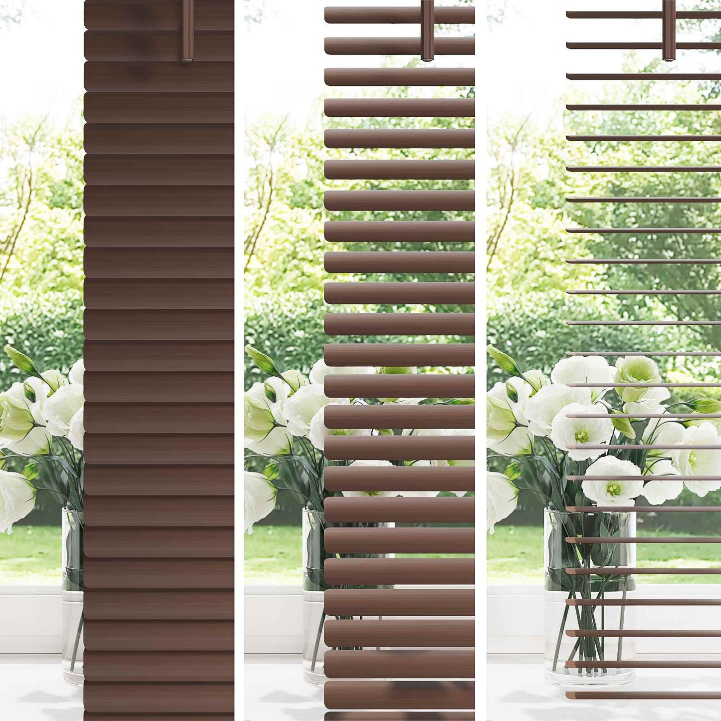Venet Školní Žaluzie Tmavě Hnědá S Vzorem 150 X 70 Cm 25 Mm Pvc