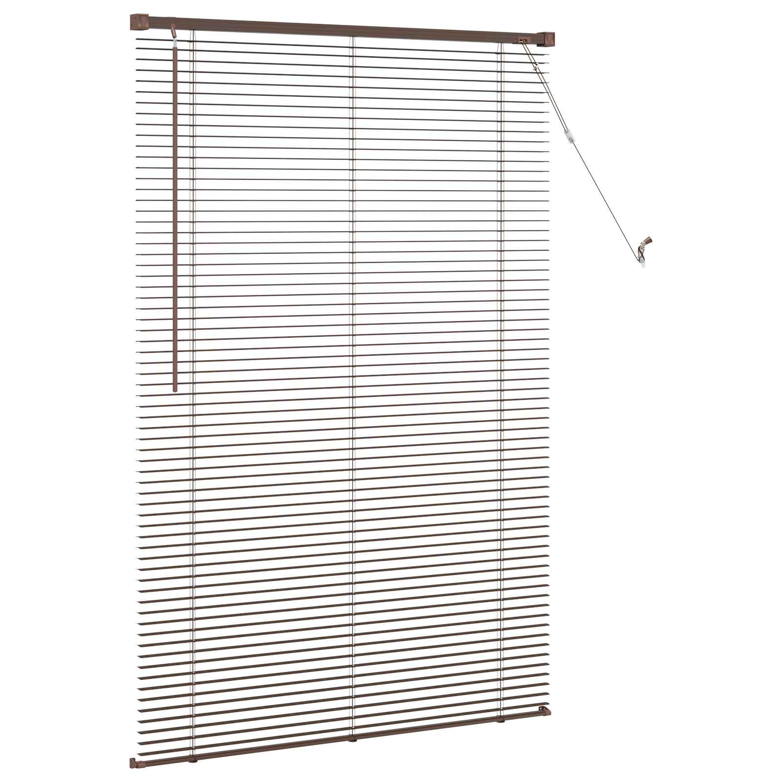 Venet Školní Žaluzie Tmavě Hnědá S Vzorem 150 X 70 Cm 25 Mm Pvc