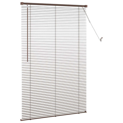 Venet Školní Žaluzie Tmavě Hnědá S Vzorem 150 X 70 Cm 25 Mm Pvc