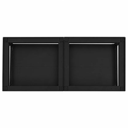 Podstavec Na Pračku 2 Pcs Černý 120 X 56 X 52 Cm Ocel
