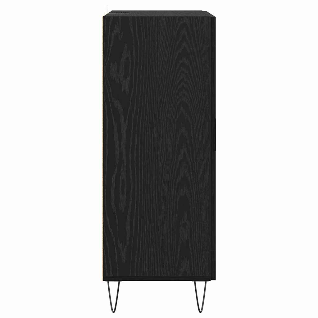 Servírovací Skříň Černý Dub 69,5 X 34 X 90 Cm Kompozitní Dřevo