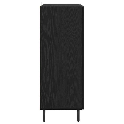 Servírovací Skříň Černý Dub 69,5 X 34 X 90 Cm Kompozitní Dřevo