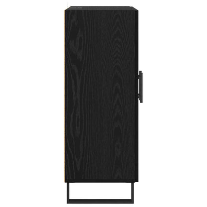 Servírovací Skříň Černý Dub 69,5 X 34 X 90 Cm Kompozitní Dřevo